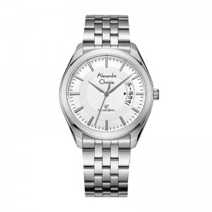 Alexandre Christie AC 8674 Silver White Man MDBSSSL